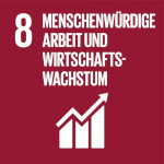 Nachhaltigkeitsziel der UN Menschenwürde Arbeit und Wirtschaftswachstum