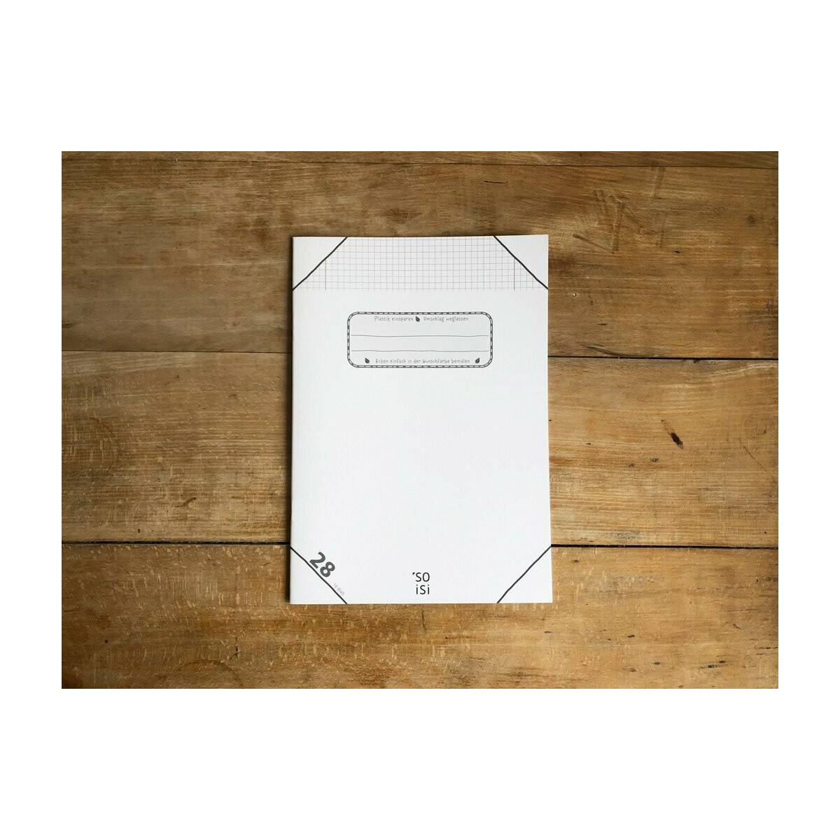 4270001170187 - Soisi Recycling-Schulheft DIN A4 Nr 28 kar mit Doppelrand