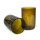 Trinkglas aus Weinflasche 2er Set Braun Rebottled
