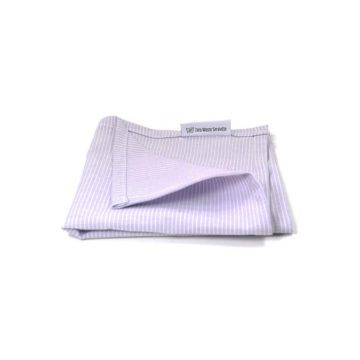 Stoffserviette Lila 28 x 28 cm | Bio-Baumwolle