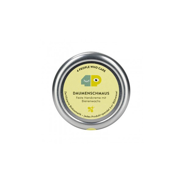 Feste Handcreme Daumenschmaus in der Dose Aludose von 4peoplewhocare