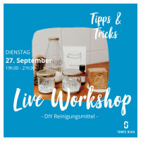 DIY Workshop "Reinigungsmittel" 27.09.2022 TO...