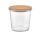 Weck Sturzglas 580 ml mit Holzdeckel