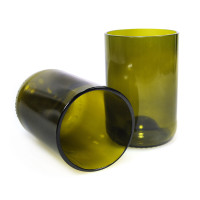 Trinkglas aus Weinflasche 4er Set Mix Rebottled