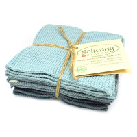 Wischtücher 3er Set Antikblau