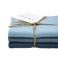 Wischtücher 3er Set Antikblau