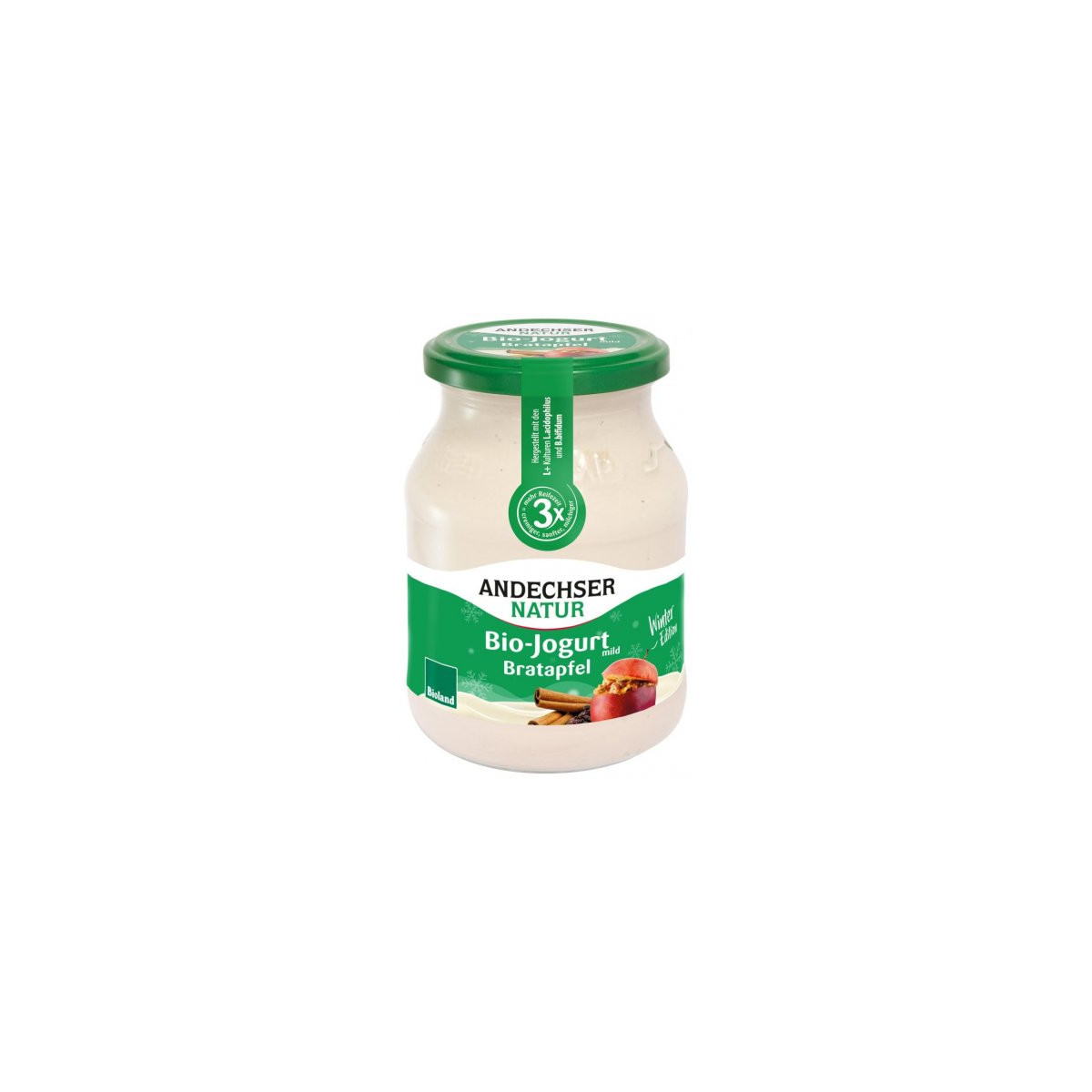 Joghurt g Bioland 500 Andechser Bratapfel