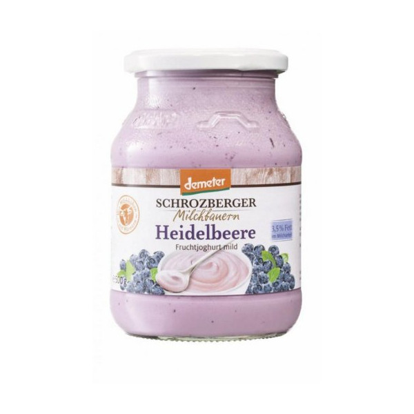Joghurt Heidelbeere 500 g Schrozberg Demeter
