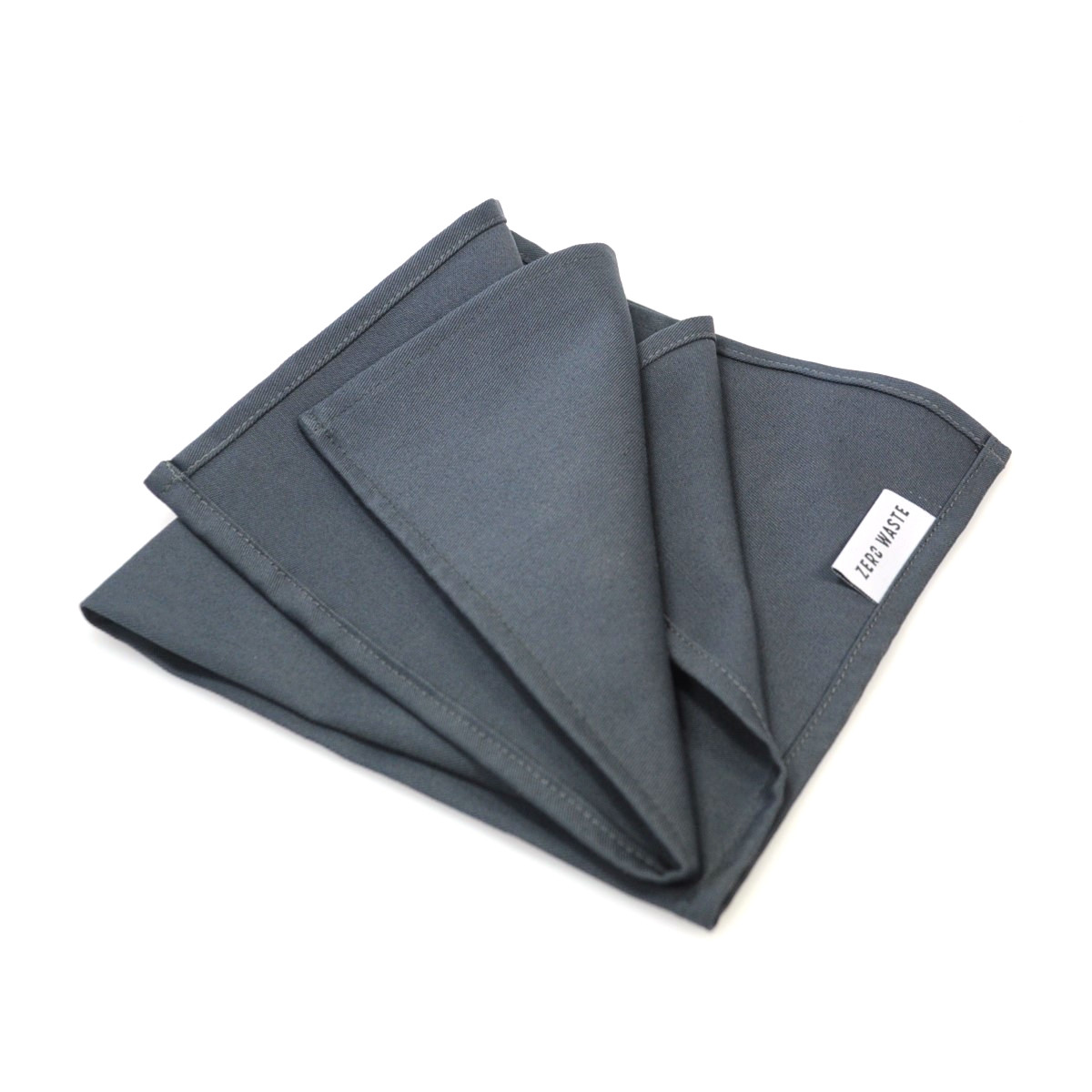 4260460570567 - Festserviette Dunkelblau 38 x 38 cm | Bio-Baumwolle