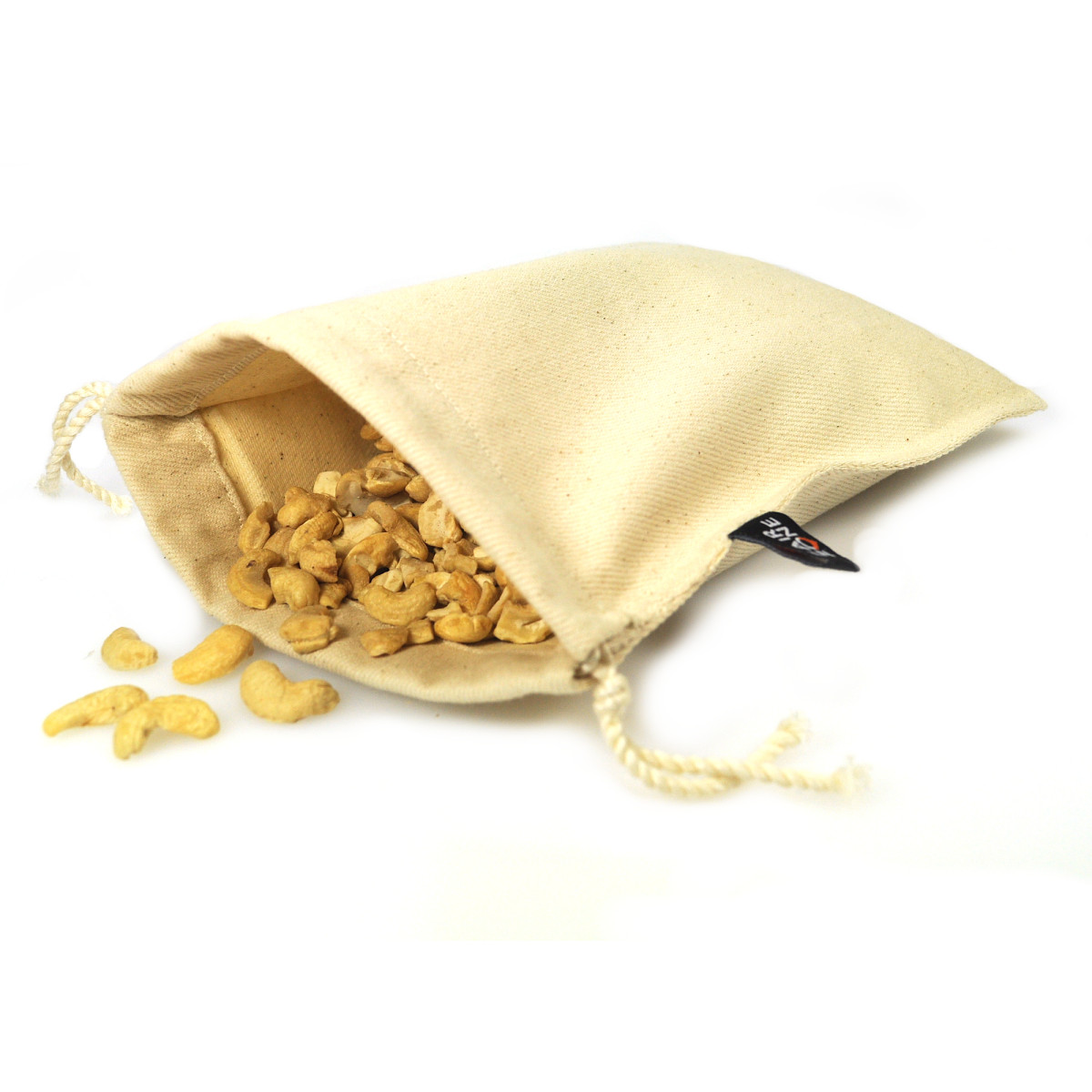 4260365853918 - Einkaufssäckchen Naturkautschuk beschichtet 21 x 17 cm