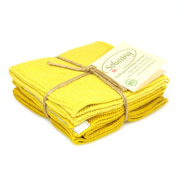 Wischtücher 3er Set Gelb