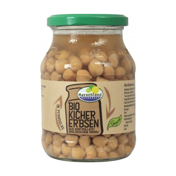 Kichererbsen Marschland Mehrwegglas 500 g