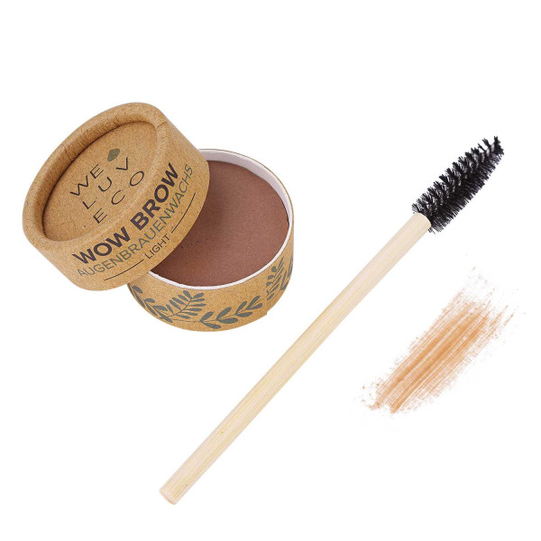 Wow Brow Augenbrauenwachs mit Bürste Light