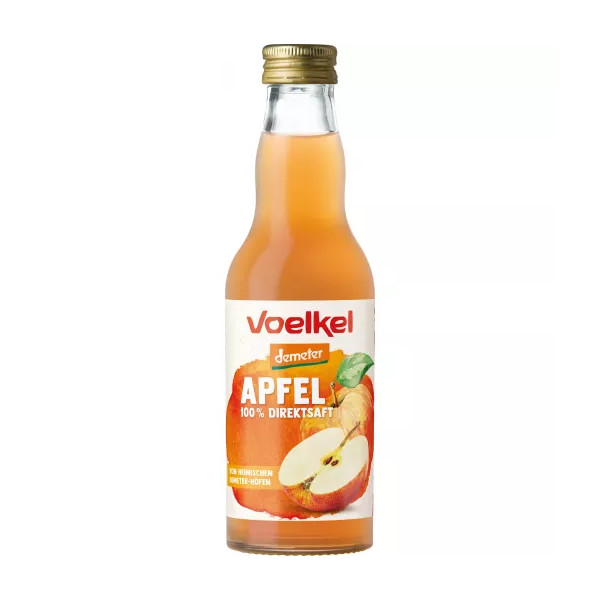 Apfelsaft Naturtrüb Demeter 0,2 l  Voelkel