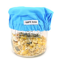 Schüsselhaube Wiederverwendbare 15 cm Blau