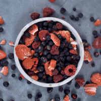 Fruchtmischung Waldbeeren gefriergetrocknet