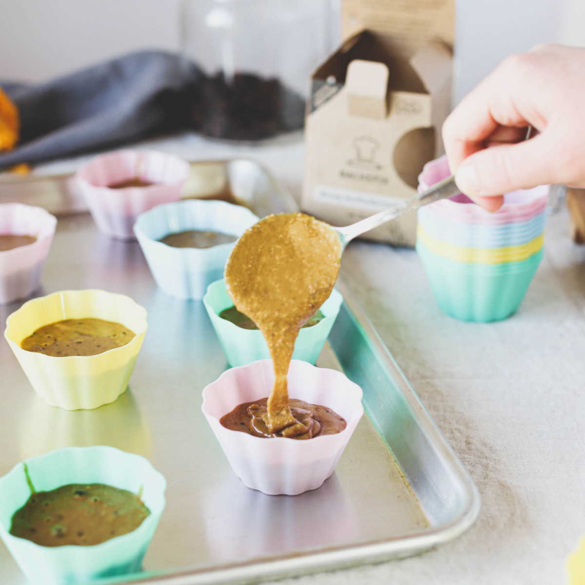 4262365940193 - Muffinförmchen Silikon 6 Stück | Silikon