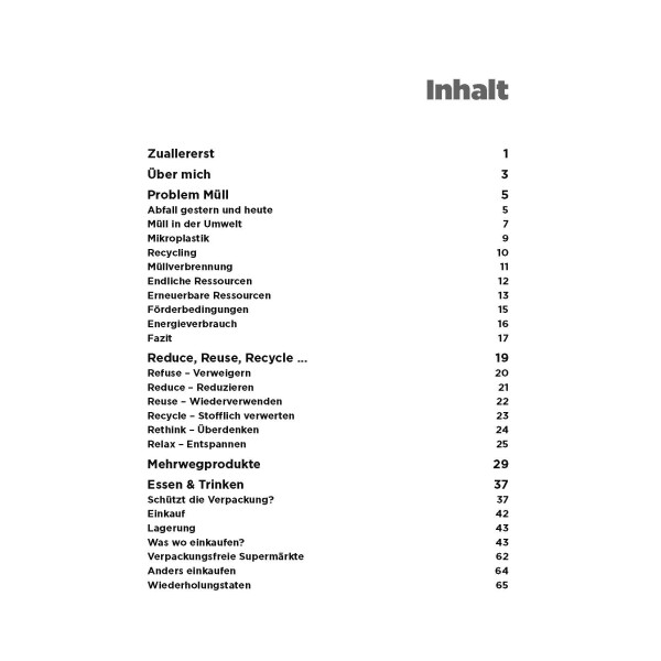 Ein Leben ohne Müll - Olga Witt - 3. Auflage