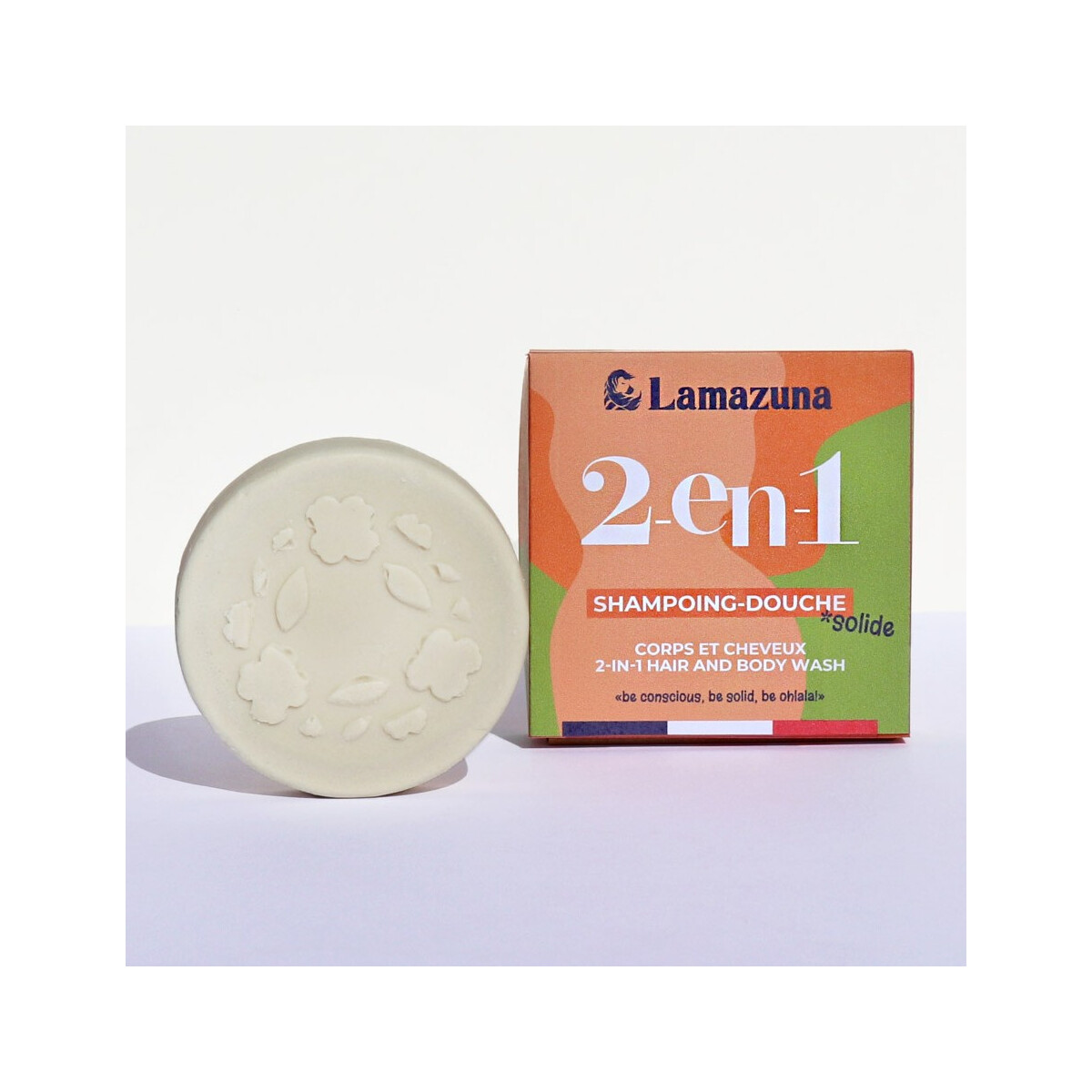 Festes Shampoo und Duschgel 2 in 1, LAMAZUNA