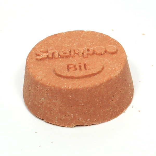 Calendula-Ghassoul ShampooBit rundes rosanes Seifenstück