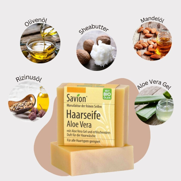 Haarseife Aloe Vera Savion | tante-olga.de