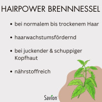 Haarseife Hairpower Brennnessel