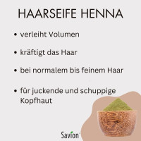 Haarseife Henna