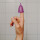 Menstruationstasse TPE Violett Stiel M - DEL
